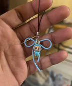 Labubu phone charm