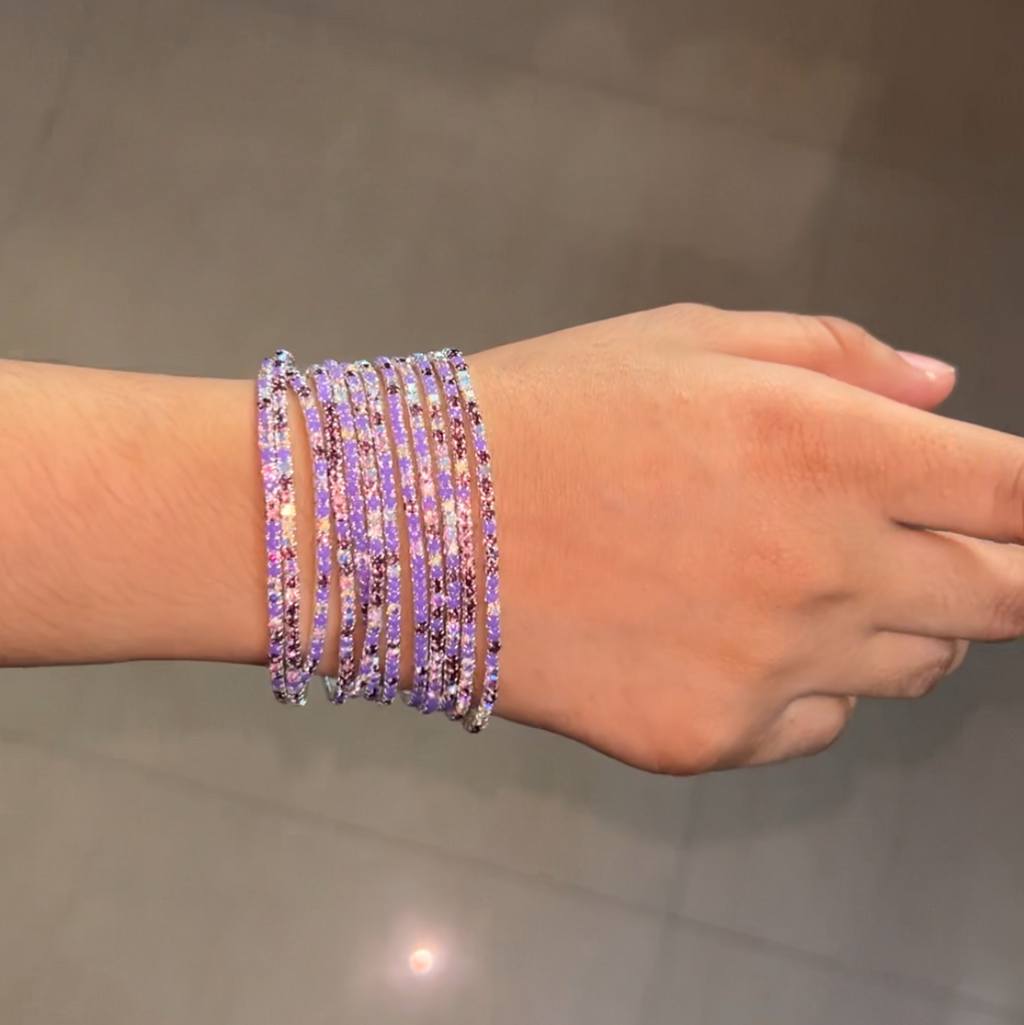 blink elastic diamond viral bracelet lavender  <each>