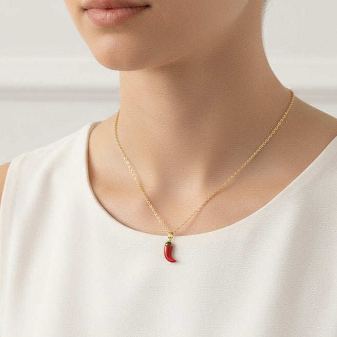 Thikhi mirchi  necklace