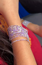 blink elastic diamond viral bracelet lavender  <each>