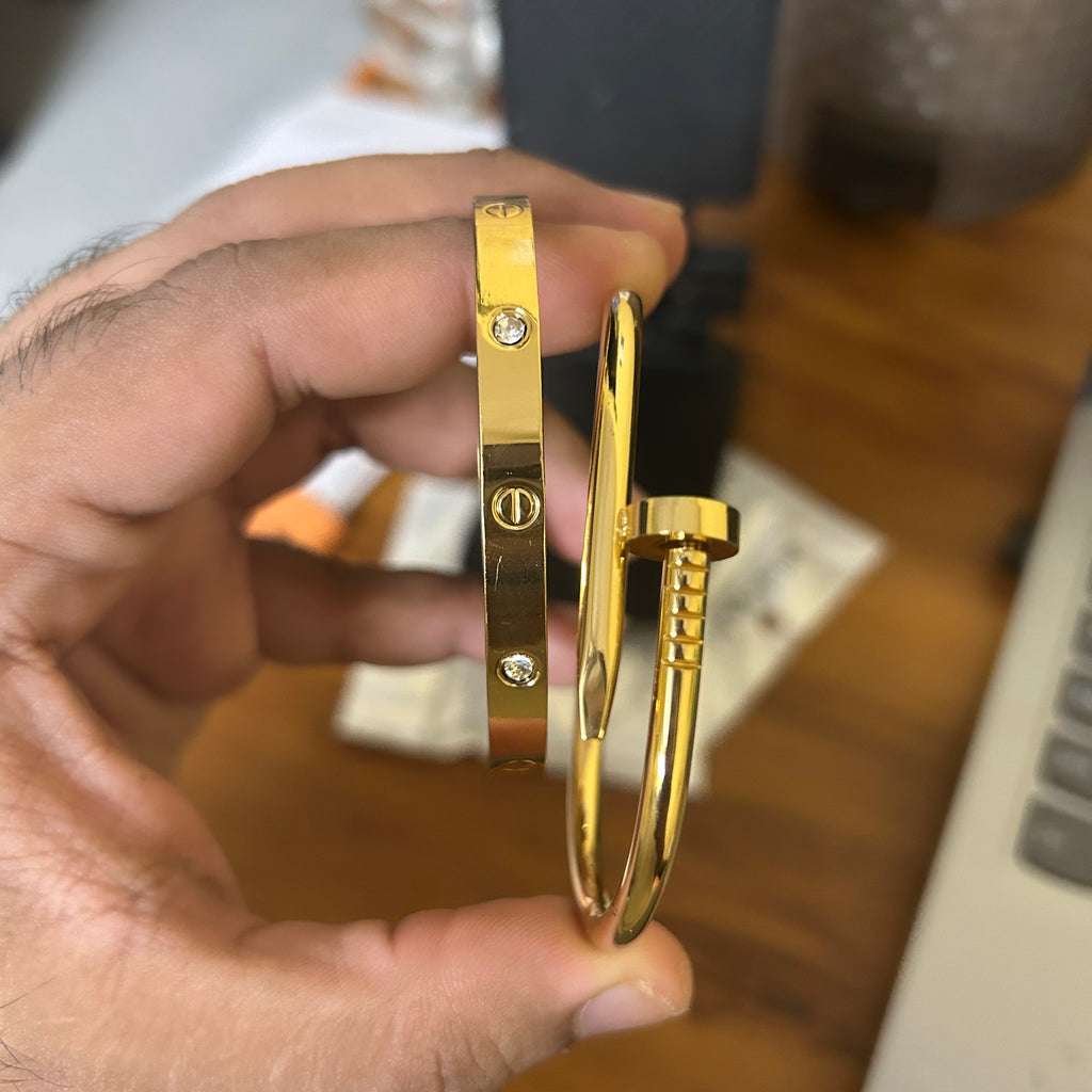 Carter & nail bracelet