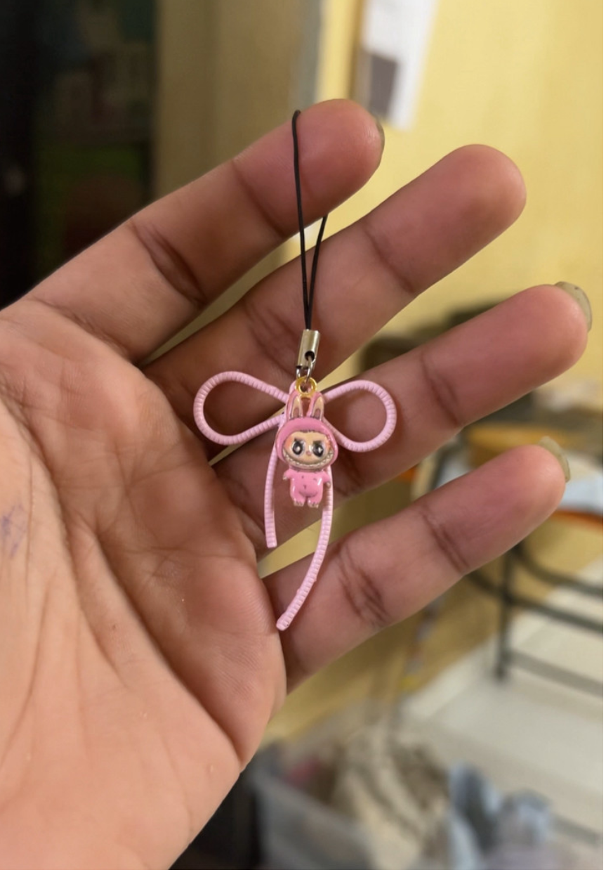 Labubu phone charm