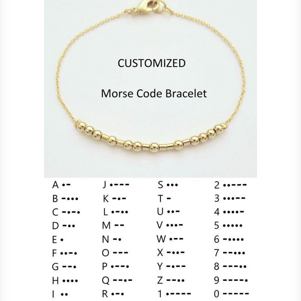 morse code necklace
