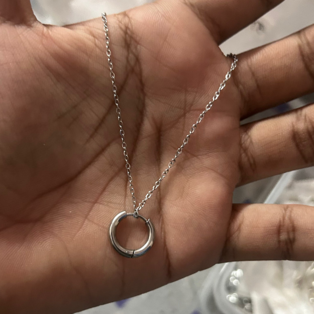 2 in 1 necklace mens