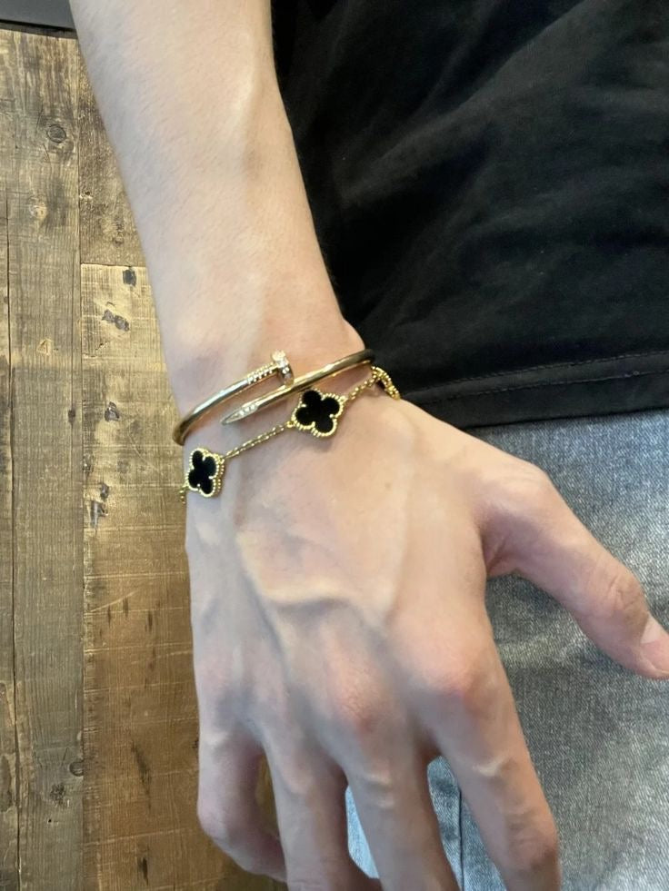 van cleef bracelet <black>