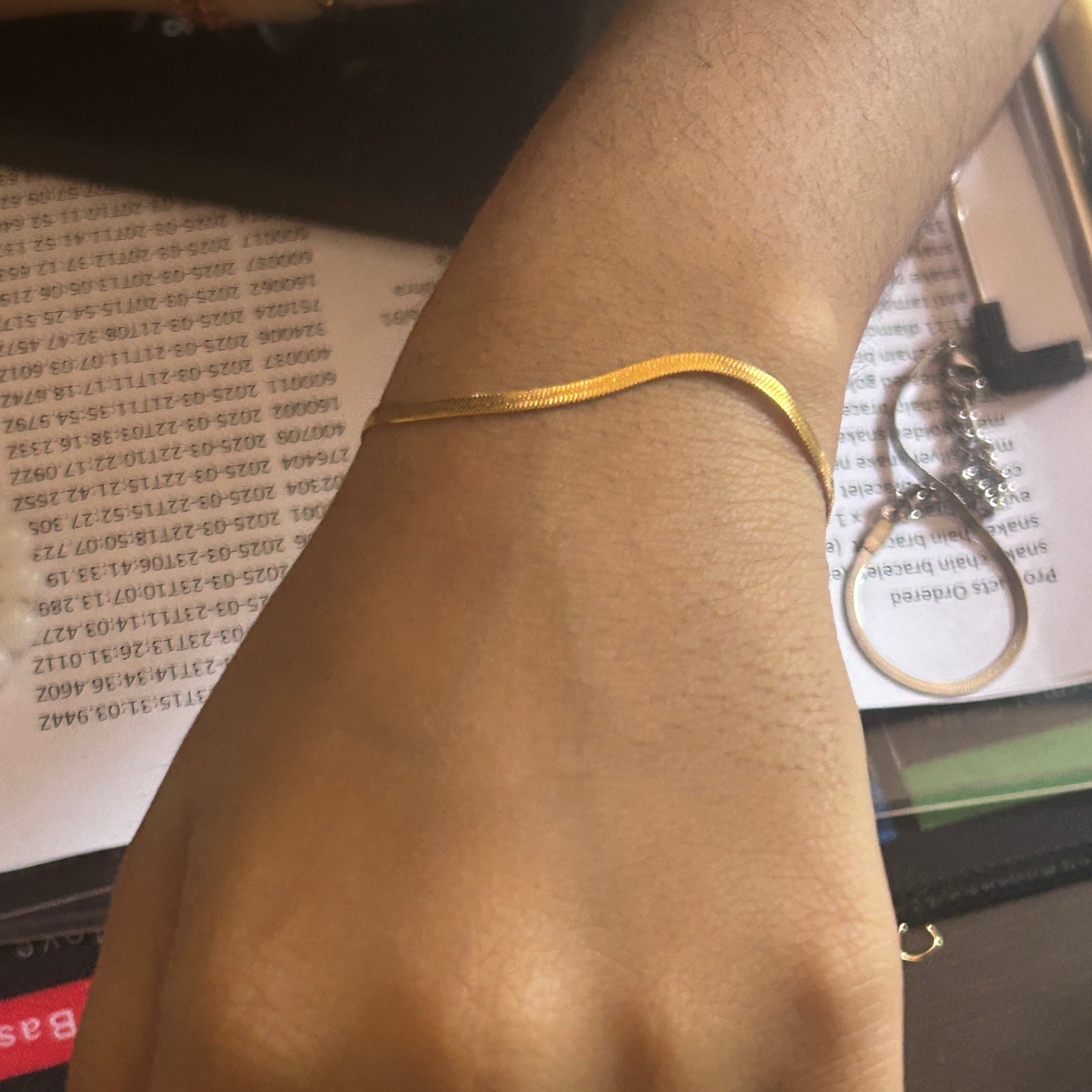 snake chain bracelet