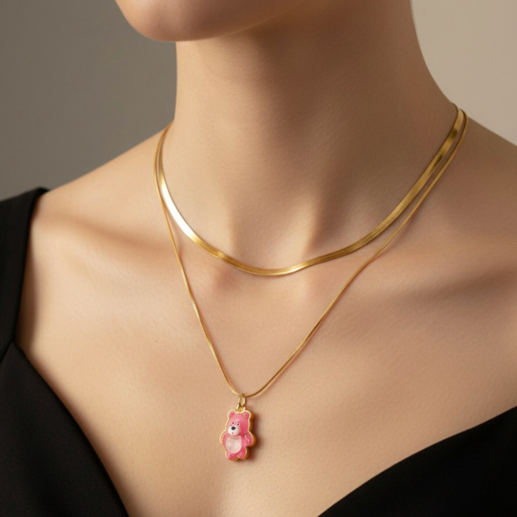 teddy necklace  only teddy