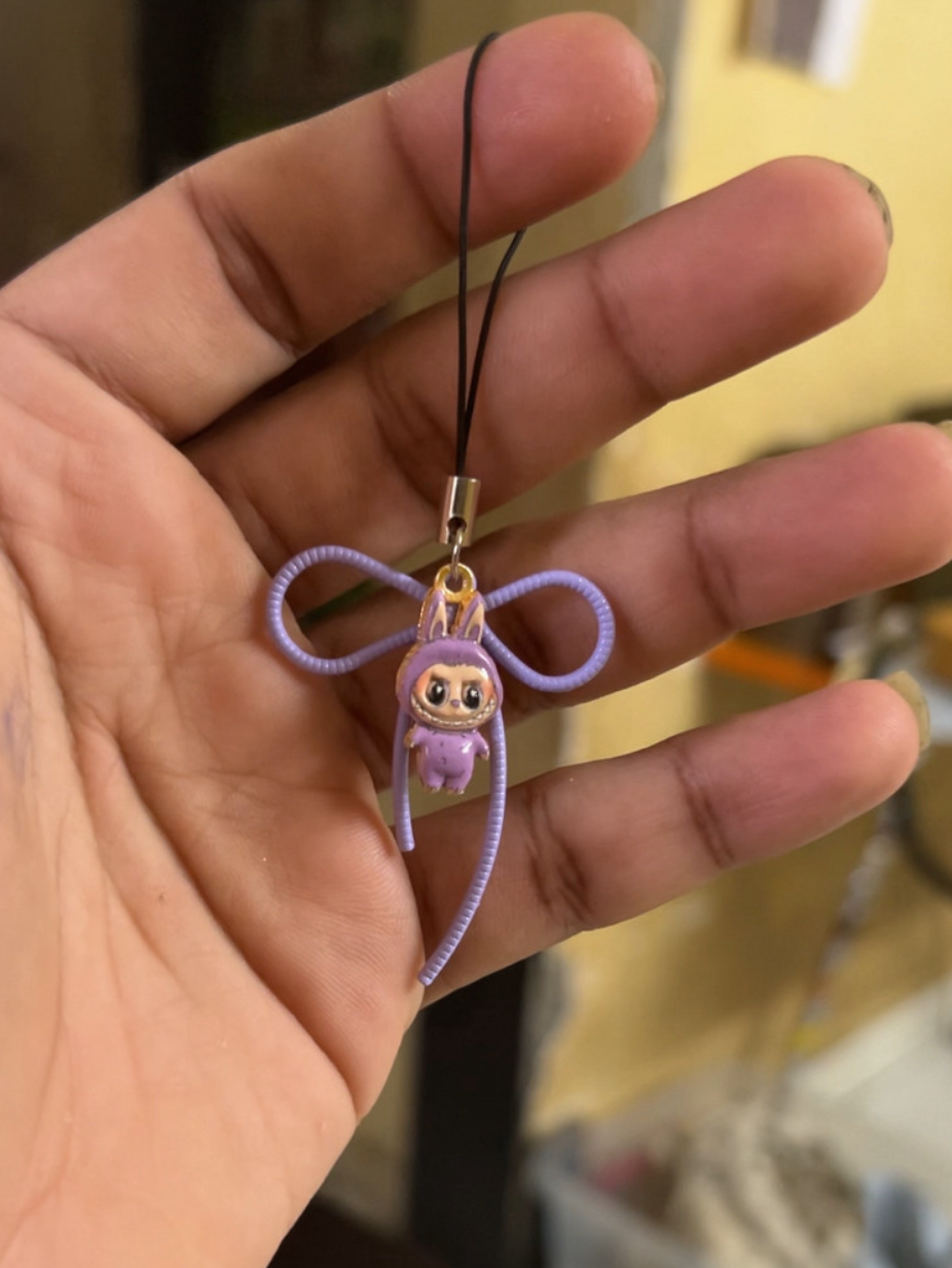 Labubu phone charm