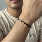 Black tennis bracelet