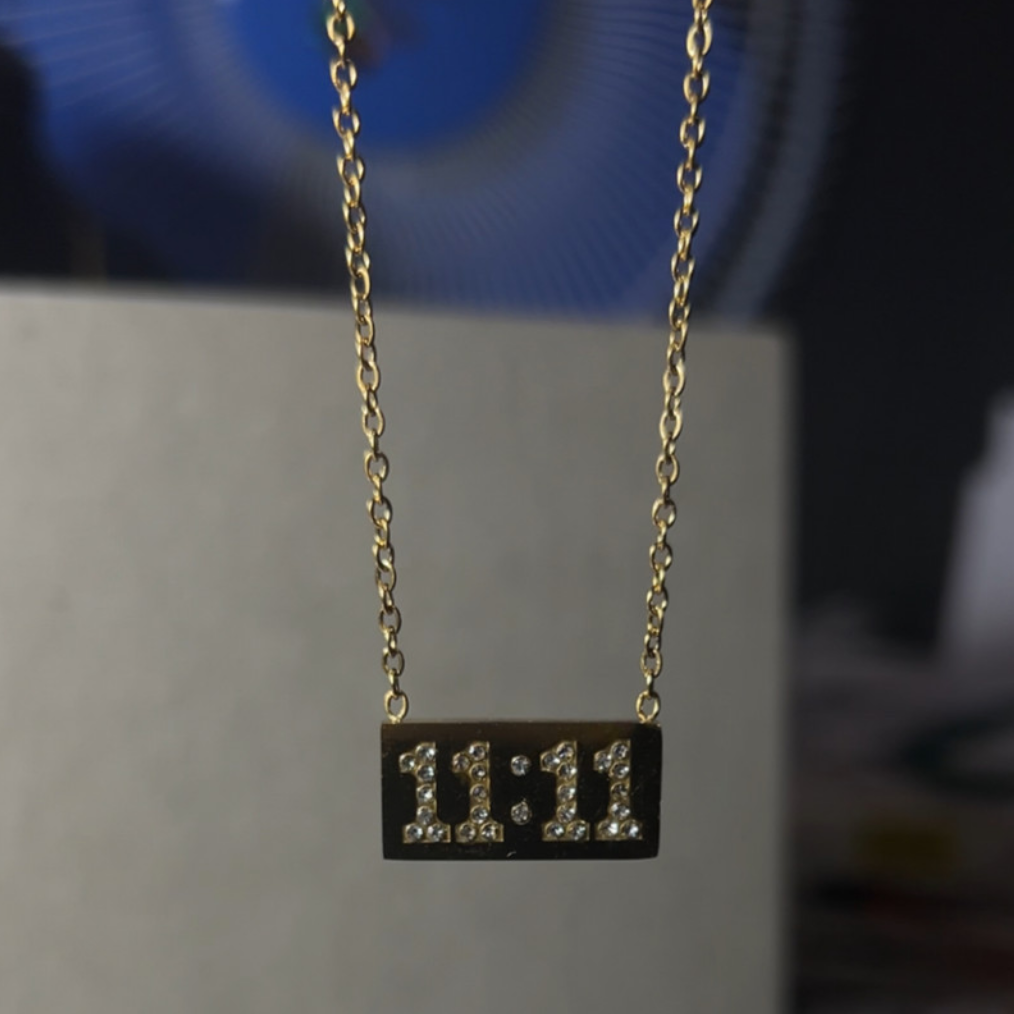11:11 diamond necklace