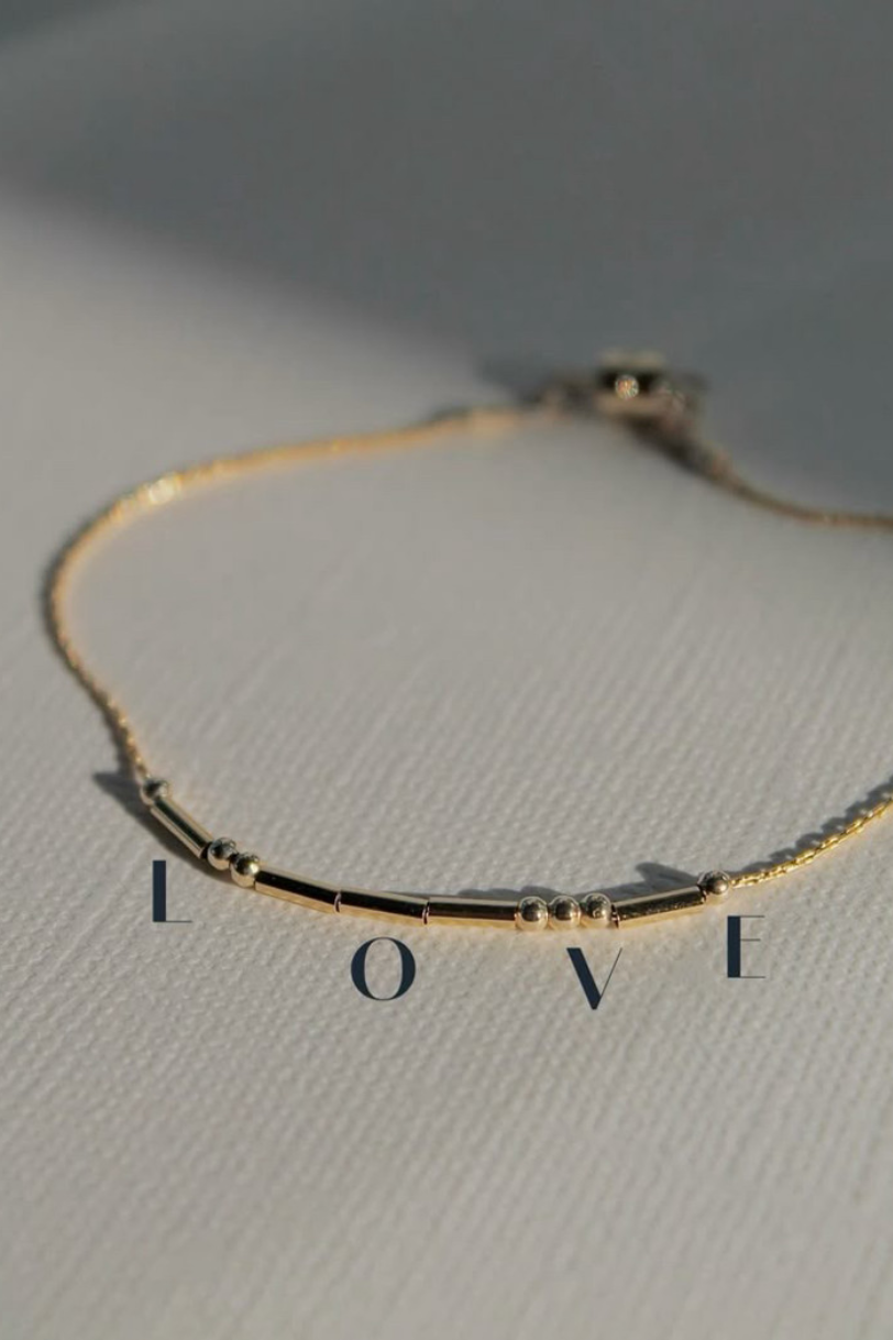 morse code bracelet
