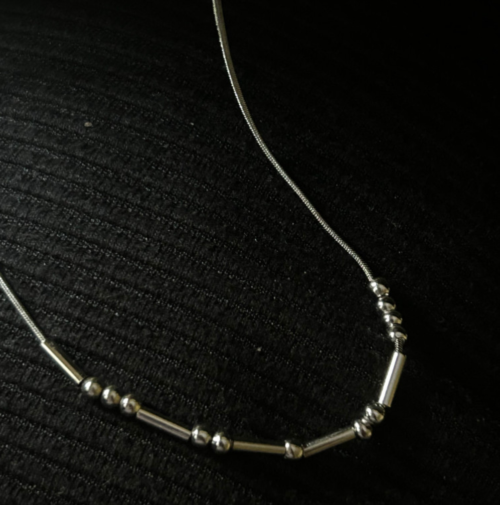 morse code necklace