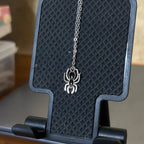 Black spidermen necklace