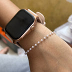 Perl chain bracelet for layering