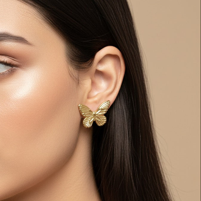 butterfly earring