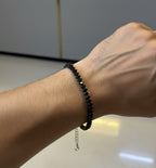 Black tennis bracelet