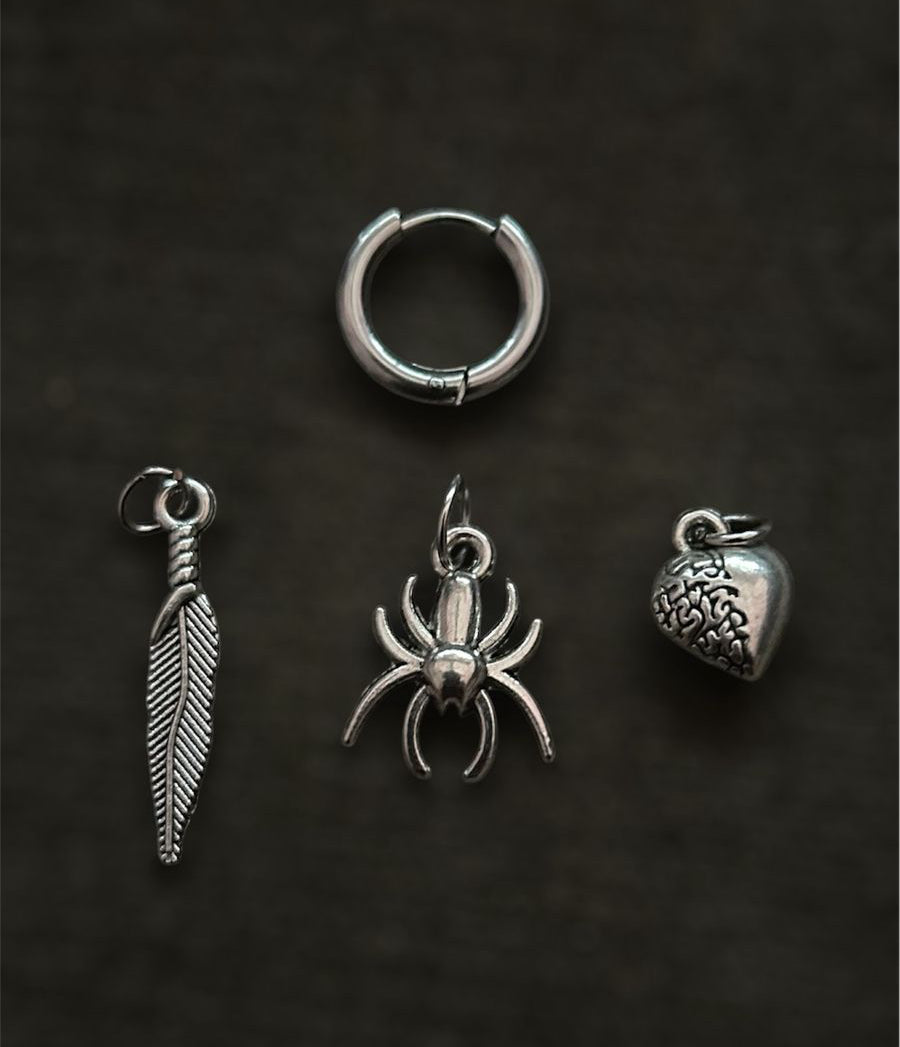 4 in 1 earring ( non pierced )