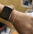 Perl chain bracelet for layering