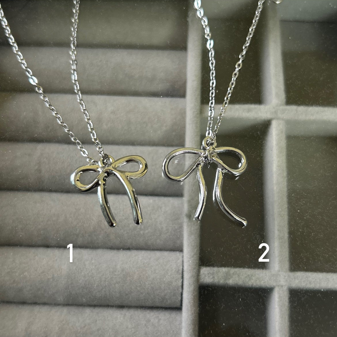 bow necklace