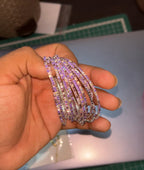 blink elastic diamond viral bracelet lavender  <each>