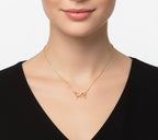 Bow necklace