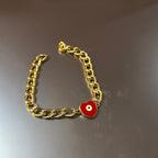 Red evil eye bracelet