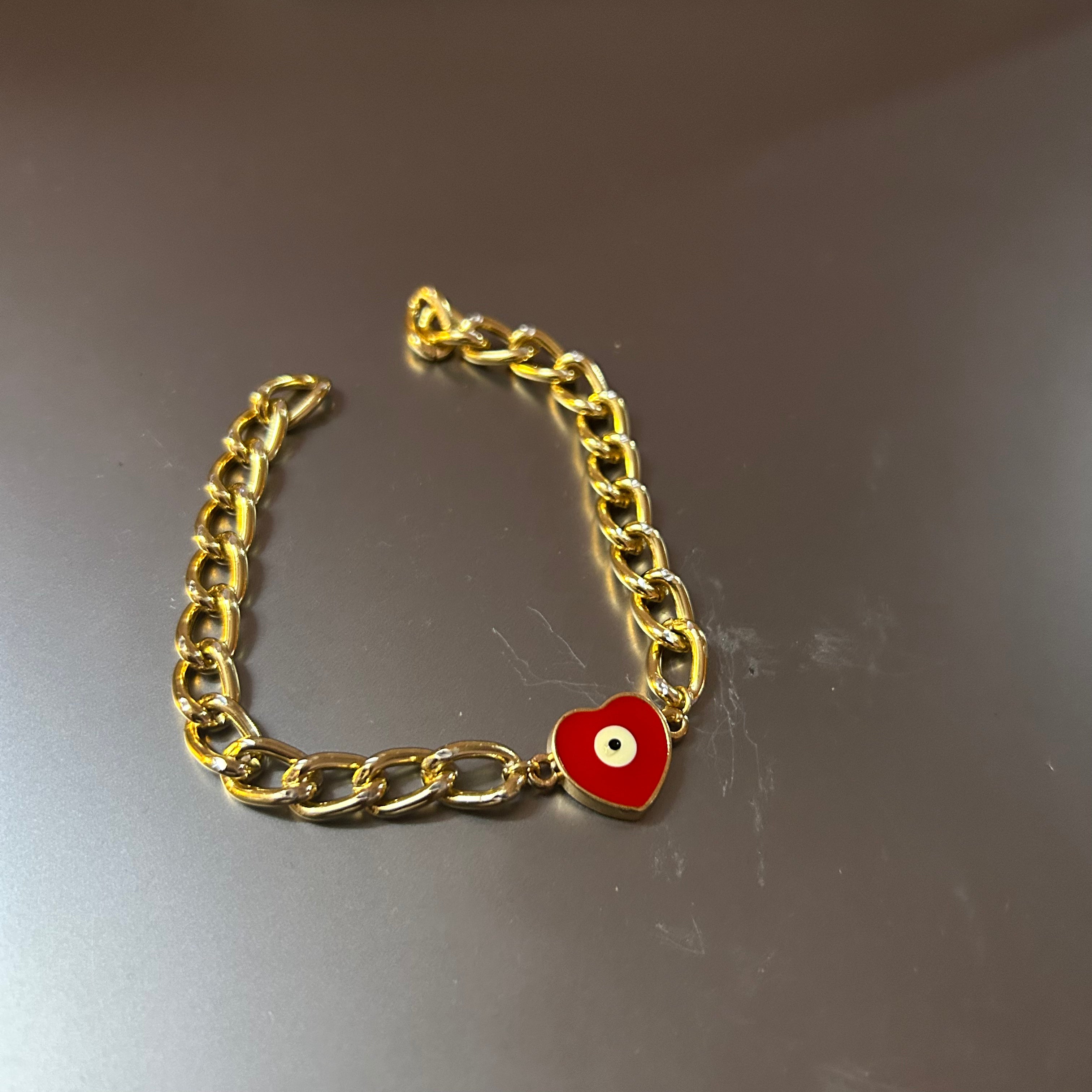 Red evil eye bracelet