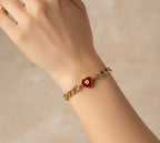 Red evil eye bracelet